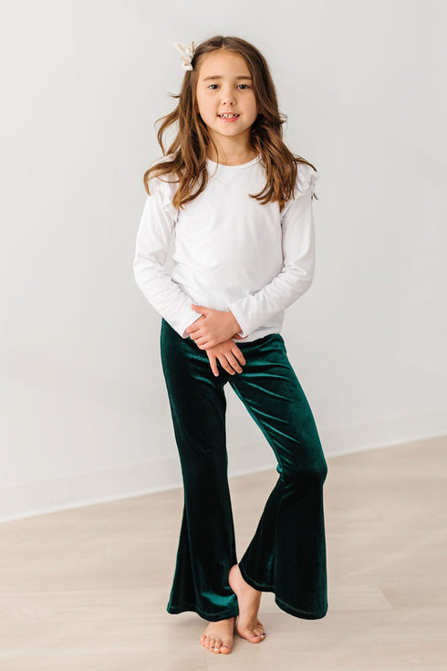 hunter-green-velvet-bells Mila &  Rose - Sophia's Style--12-24M--2